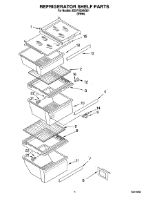 03 - Refrigerator Shelf Parts parts for Whirlpool Refrigerator ED5FHGXNQ01 from AppliancePartsPros.com