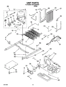 09 - Unit Parts parts for Whirlpool Refrigerator ED5FHGXNQ01 from AppliancePartsPros.com