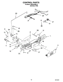 11 - Control Parts parts for Whirlpool Refrigerator ED5LHAXML12 from AppliancePartsPros.com