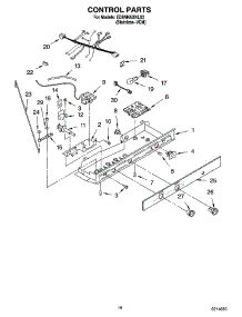 10 - Control Parts parts for Whirlpool Refrigerator ED5NHAXNL03 from AppliancePartsPros.com