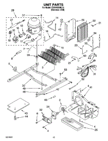 09 - Unit Parts parts for Whirlpool Refrigerator ED5VHGXML13 from AppliancePartsPros.com