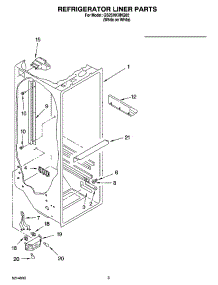 02 - Refrigerator Liner Parts parts for Whirlpool Refrigerator GS2SHKXNQ02 from AppliancePartsPros.com