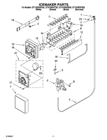 06 - Icemaker Parts parts for Whirlpool Refrigerator GT1SHWXPS02 from AppliancePartsPros.com