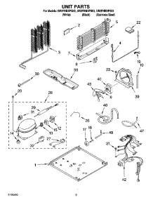 05 - Unit Parts parts for Whirlpool Refrigerator GR2FHMXPQ03 from AppliancePartsPros.com