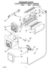 06 - Icemaker Parts parts for Whirlpool Refrigerator GR2FHMXPQ03 from AppliancePartsPros.com
