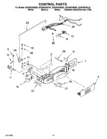 11 - Control Parts parts for Whirlpool Refrigerator GS2SHEXNB02 from AppliancePartsPros.com