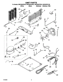 05 - Unit Parts parts for Whirlpool Refrigerator GR2SHWXPS02 from AppliancePartsPros.com