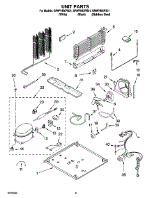 05 - Unit Parts parts for Whirlpool Refrigerator GR9FHMXPS01 from AppliancePartsPros.com