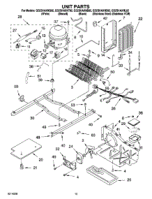 09 - Unit Parts parts for Whirlpool Refrigerator GS2SHAXNL02 from AppliancePartsPros.com