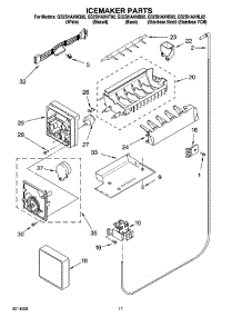 10 - Icemaker Parts parts for Whirlpool Refrigerator GS2SHAXNQ02 from AppliancePartsPros.com