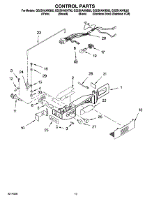 11 - Control Parts parts for Whirlpool Refrigerator GS2SHAXNS02 from AppliancePartsPros.com