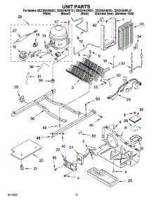 09 - Unit Parts parts for Whirlpool Refrigerator GD2SHAXNL01 from AppliancePartsPros.com