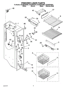 04 - Freezer Liner Parts parts for Whirlpool Refrigerator GC5SHEXNQ03 from AppliancePartsPros.com