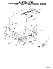 10 - Control Parts parts for Whirlpool Refrigerator GD5SHAXNT01 from AppliancePartsPros.com