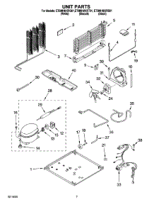 04 - Unit Parts parts for Whirlpool Refrigerator ET8MHMXRT01 from AppliancePartsPros.com
