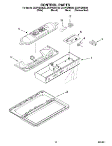 10 - Control Parts parts for Whirlpool Refrigerator GC3PHEXNT03 from AppliancePartsPros.com