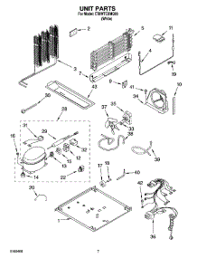04 - Unit Parts parts for Whirlpool Refrigerator ET8WTEXMQ03 from AppliancePartsPros.com