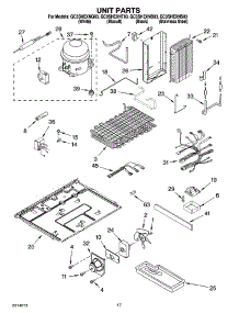 11 - Unit Parts parts for Whirlpool Refrigerator GC3SHEXNT03 from AppliancePartsPros.com