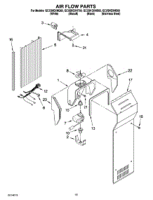 09 - Air Flow Parts parts for Whirlpool Refrigerator GC3SHEXNQ03 from AppliancePartsPros.com