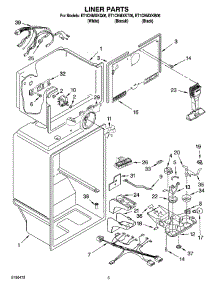 03 - Liner Parts parts for Whirlpool Refrigerator ET1CHMXKQ06 from AppliancePartsPros.com