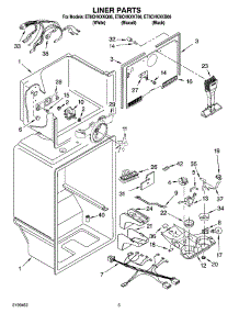 03 - Liner Parts parts for Whirlpool Refrigerator ET8CHKXKB06 from AppliancePartsPros.com