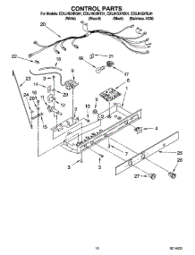 11 - Control Parts parts for Whirlpool Refrigerator ED5JHGXRQ01 from AppliancePartsPros.com