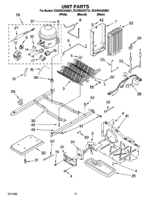 11 - Unit Parts parts for Whirlpool Refrigerator ED5RHAXNQ01 from AppliancePartsPros.com