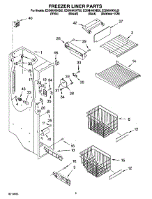 04 - Freezer Liner Parts parts for Whirlpool Refrigerator ED5NHAXNT02 from AppliancePartsPros.com
