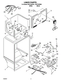 03 - Liner Parts parts for Whirlpool Refrigerator ET8FTEXRQ01 from AppliancePartsPros.com