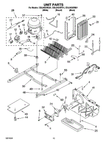 09 - Unit Parts parts for Whirlpool Refrigerator ED2JHGXRT01 from AppliancePartsPros.com