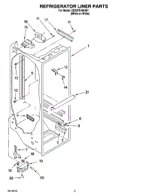02 - Refrigerator Liner Parts parts for Whirlpool Refrigerator ED2GTKXNQ01 from AppliancePartsPros.com