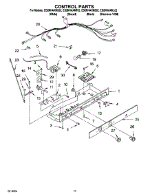 11 - Control Parts parts for Whirlpool Refrigerator ED2NHAXNB02 from AppliancePartsPros.com