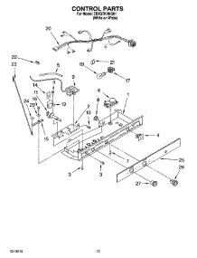 09 - Control Parts, Optional Parts parts for Whirlpool Refrigerator ED2GTKXNQ01 from AppliancePartsPros.com
