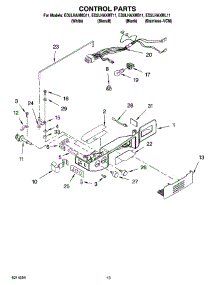 11 - Control Parts parts for Whirlpool Refrigerator ED2LHAXMT11 from AppliancePartsPros.com