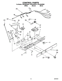 11 - Control Parts parts for Whirlpool Refrigerator ED2JHGXRQ01 from AppliancePartsPros.com