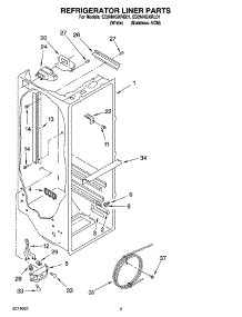 02 - Refrigerator Liner Parts parts for Whirlpool Refrigerator ED2NHGXRQ01 from AppliancePartsPros.com