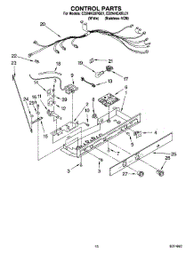 11 - Control Parts parts for Whirlpool Refrigerator ED2NHGXRQ01 from AppliancePartsPros.com