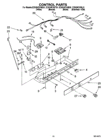 11 - Control Parts parts for Whirlpool Refrigerator ED5GHEXNT01 from AppliancePartsPros.com