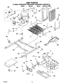 09 - Unit Parts parts for Whirlpool Refrigerator ED2NHAXNT02 from AppliancePartsPros.com