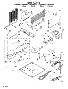 05 - Unit Parts parts for Whirlpool Refrigerator GT1SHWXPS01 from AppliancePartsPros.com