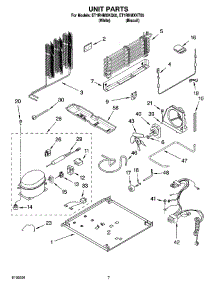 04 - Unit Parts parts for Whirlpool Refrigerator ET1RHMXKT05 from AppliancePartsPros.com