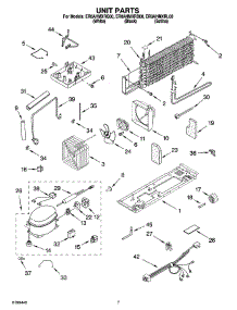 04 - Unit Parts parts for Whirlpool Refrigerator ER8AHMXRQ00 from AppliancePartsPros.com