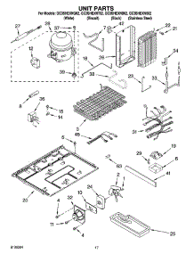 11 - Unit Parts parts for Whirlpool Refrigerator GC3SHEXNB02 from AppliancePartsPros.com
