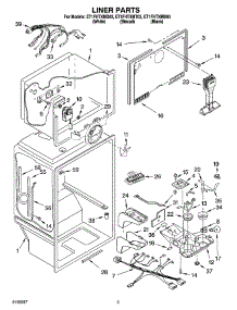 03 - Liner Parts parts for Whirlpool Refrigerator ET1FHTXMT03 from AppliancePartsPros.com