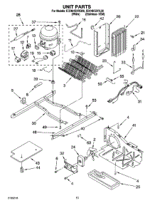 09 - Unit Parts parts for Whirlpool Refrigerator ED2NHGXRQ00 from AppliancePartsPros.com