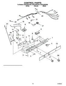11 - Control Parts parts for Whirlpool Refrigerator ED5CHQXKB04 from AppliancePartsPros.com