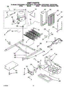 09 - Unit Parts parts for Whirlpool Refrigerator ED5FHEXNB01 from AppliancePartsPros.com