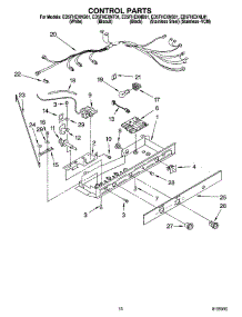 11 - Control Parts parts for Whirlpool Refrigerator ED5FHEXNB01 from AppliancePartsPros.com