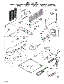 05 - Unit Parts parts for Whirlpool Refrigerator GR2SHWXPL01 from AppliancePartsPros.com