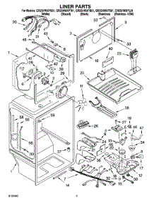 02 - Liner Parts parts for Whirlpool Refrigerator GR2SHWXPS01 from AppliancePartsPros.com
